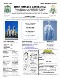 Holy Rosary Bulletin 2024-04-14
