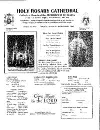 Holy Rosary Bulletin 2018-08-19