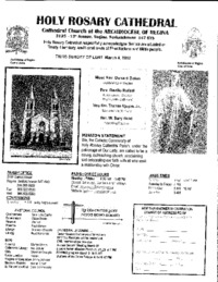 Holy Rosary Bulletin 2018-03-04